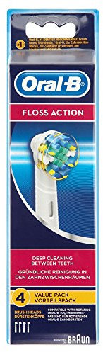 6 x Oral-B Floss Action 4 Brush Heads