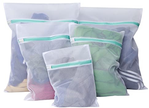 Lavandola® Wäschenetz Set - Kochfest und für Trockner geeignet - Wäschebeutel für Socken, Feinwäsche, Unterwäsche, UVM. - Wäschesäcke für Waschmaschine - Wäschesack Waschmaschine
