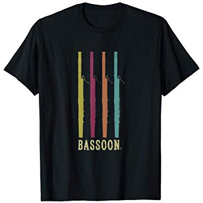 Fagottf Fagottist Orchester Musiker Musikinstrument T-Shirt