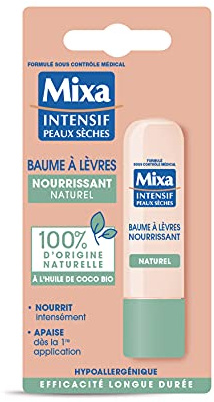 Mixa Intensif Peaux Seches Baume À Lèvres 100% Naturel
