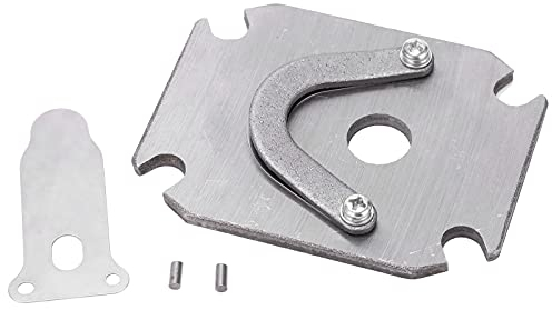 Set Piastra Valvola Compressore D'aria Piastra Valvola a Forma di Linguetta Piastra a Forma di V Accessorio Compressore D'aria in Metallo 3/8in 48x72mm 1P 2.5P 3P 4P