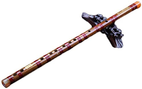 Flauta China Flauta de bambú Instrumento musical Profesional Bambú Bambú Refinado Flauta de alta gama Principiantes Introducción a la antigua flauta E Nivel de rendimiento (Size : E Tone)