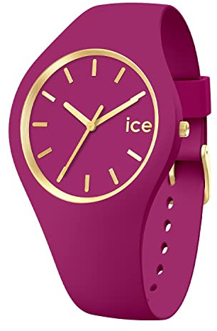 Ice-Watch - ICE glam brushed Orchid - Rosa Damenuhr mit Silikonarmband - 020540 (Small)