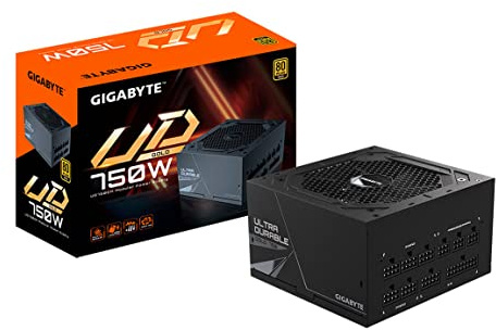 GIGABYTE GP-UD750GM Bloc d'alimentation entièrement modulaire certifié 80 Plus Gold 750 W