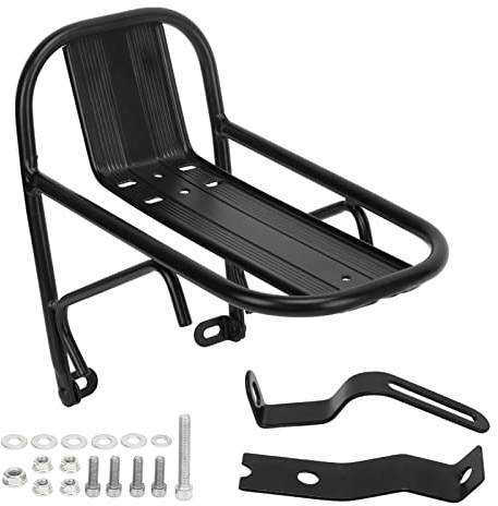 SUNGOOYUE Frontgepäckträger für Mountainbike & Trekkingrad, Leichter Aluminium-Gepäckträger vorne, kompatibel mit 26–29-Zoll-Rädern, wasserdicht, belastbar bis 15 kg, inkl. Montagematerial