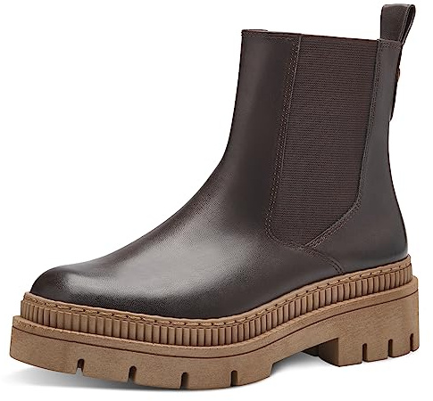 MARCO TOZZI Damen 2-25822-41 Chelsea-Stiefel, Mocca Nature, 40 EU