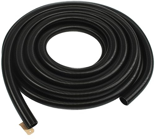 Central Technology Systems 51mm Universal Crushproof Vacuum Hose Pipe | For Wet/Dry, Gutter, Industrial and Commercial Vacuums.