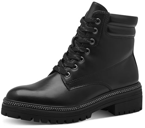 MARCO TOZZI Forro Caliente Barco con Cordones 2-26278-43, Botas de Moda Mujer