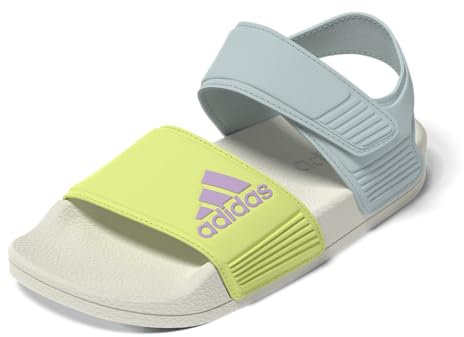 adidas Adilette Sportswear Unisex Kinder Slipper Sandalen, Halo-Minzgelb, Flieder, Halo, 5 Big Kid
