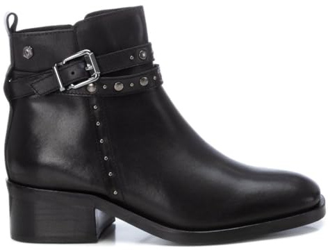 Carmela - Botín Cierre de Cremallera para Mujer, Color: Negro, Talla: 38