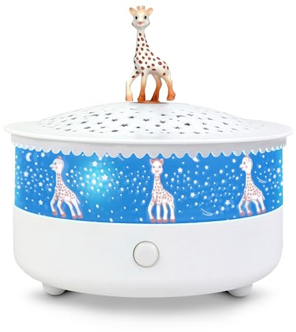 Trousselier 6260815 Sternenhimmel-Nachtlicht mit Musik, Sophie die Giraffe, Schlummerlicht mit Schreifunktion, Sternenlicht, Einschlafhilfe, Spieluhr für Kinder