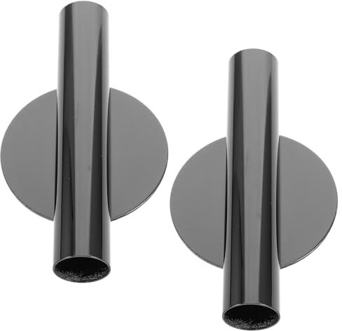 IMIKEYA 2pcs Metal Wall Vase for Flowers Hanging Dried Flower Vase Tubes - Wall Mounted Arrangement Single Stem Holder Modern Self-Adhesive Indoor Wall Planter for Home Porch Office Decor