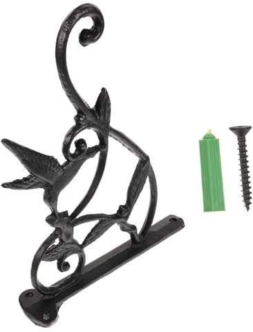 Abaodam Support pour Panier Suspendu de Balcon Crochets pour Jardinières Extérieures Support Mural pour Pot de Fleurs Fixation pour Paniers de Jardin