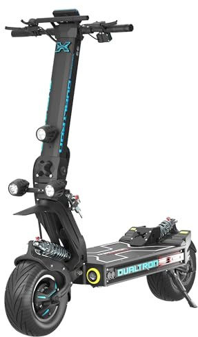 Minimotors - Dualtron X Limited LTD Elektroroller für Erwachsene - 84 V, 60 Ah, 500-W-Motoren, Reichweite bis zu 170 km, 20 km/h, schnell, leistungsstark und komfortabel, Schwarz