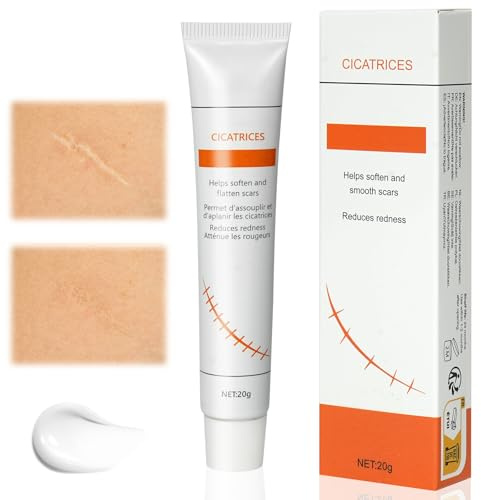AOOWU Gel atténuation au Silicone, Gel pour cicatrices crème, Gel atténuer De Cicatrices, Gelhydratant pour cicatrices Réduit la Visibilité des Cicatrices, Hydrate la peau et lui redonne son éclat