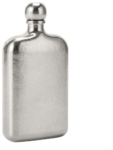 DAZZLEEX Flasque en métal étanche de 155,9 g/170,1 g/226,8 g, taille de poche pour whisky ou liqueur, large goulot facile à remplir, accessoire de voyage compact pour homme, événements en plein air