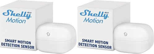 Shelly Blu Motion | Bluetooth Bewegungssensor mit Lux-Sensor | Unmittelbare Reaktion | Hausautomation | Alexa und Google | Gateway Erforderlich | Reichweite bis zu 9 Meter | Szenenaktivierung