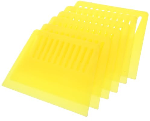 Toddmomy Raspadores de Pintura Diseño y para Quitar Masilla y Alisar Paredes Removedores de Papel Tapiz de Plástico 6 Piezas, Herramienta Multifuncional Uso en Mejoras del Hogar