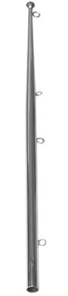 Yacht Steel Flaggenstock aus Edelstahl A2 / AISI 304