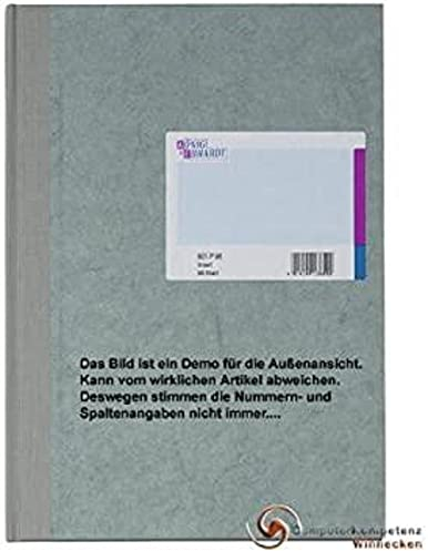 König und Ebhardt König & Ebhardt 8611102 Geschäftsbuch / Spaltenbuch 34,8x25,7cm mit Kopfleiste 10 Spalten, 32 Zeilen, 80g/m², 96 Blatt Fadenheftung) mit Seitenzahl)