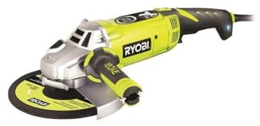 Amoladora angular Ryobi EAG2000RS | Amoladora angular Ryobi de 2000 W, disco de 230 mm - empuñadura posterior orientable y maletin de transporte.