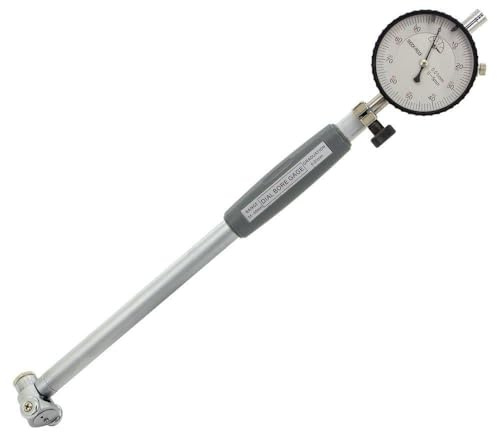 Machine DRO ME-BG-35-50 35-50mm Metric Dial Bore Gauge Set With Test Indicator Internal Cylinder Tool Kit 0.01mm Graduations Resolution Diameter Scale