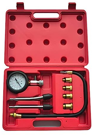 vidaXL Tester Prova Compressione Motore Diesel 9 pz Auto Misuratore Pistone