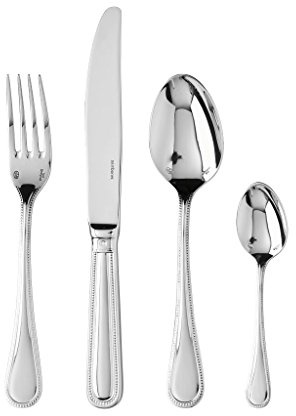 Sambonet Servizio 24 Pz Monoblocco Perles Inox