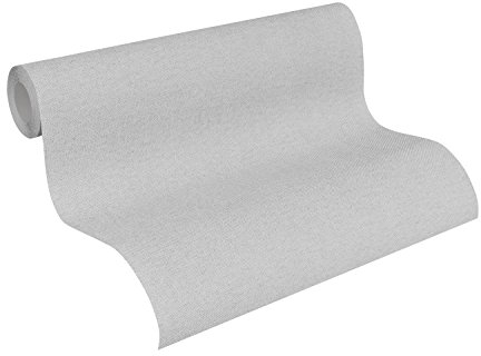A.S. Création Vliestapete Elegance Tapete Unitapete 10,05 m x 0,53 m grau Made in Germany 304866 30486-6