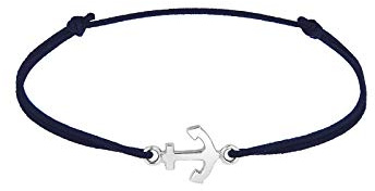 Elli Armband Damen Anker Meer in 925 Sterling Silber | Schmuck Geschenke für Frauen Freundin Frau Mädchen Mama, Ankerarmband Länge 16 cm, Breite 1 mm