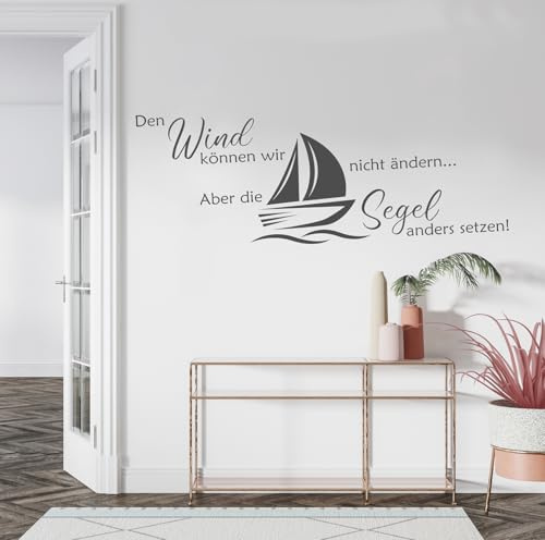 tjapalo® a45 Wandtattoo Motivation Wandsprüche Wandspruch Wandtattoo Büro Motivationssprüche Wandtattoo Wohnzimmer motivationsspruch wand deko Büro, Farbe: dunkelrot, Größe: B100xH37cm