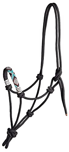 WALDHAUSEN Knotenhalfter Pearls, WB, schwarz