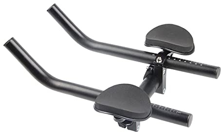 Sharplace Guidon de Vélo Extender Triathlon Guidon Repose-vélo 31.8mm pour Vélo de Course et VTT Noir Aluminium