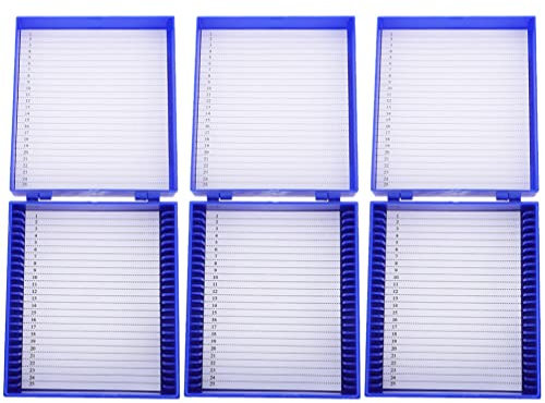 ULTECHNOVO 3stücke Objektträgerbox Für Laborobjektträger Aufbewahrungsbox Für Mikroskop-objektträger Wissenschaftliches Aufbewahrungswerkzeug