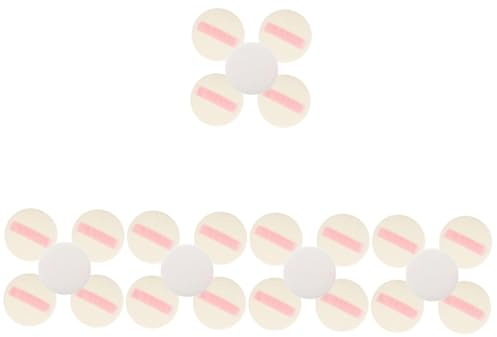 minkissy 25stücke Wiederverwendbare Flocking Makeup Puderquasten Tragbare Make-up-pads Für Gesichtspuder Und Körperpuder Für Präzise Anwendungen Und Perfekten