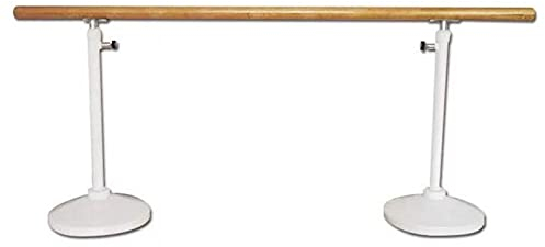 Ballettstange, an der Wand montierte Ballettstange mit Fester Stange, Balance, Pilates, Tanz oder aktives Training, gut ausbalanciert für Kinder und Erwachsene (Farbe: Rosa, Größe: 1,5 m)