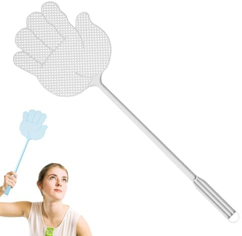 Flyswatter – Teleskop-Fliegenklatsche | robuste Fliegenklatsche mit langem Griff mit Loch zum Aufhängen | manuell ausziehbare Fliegenklatschen | Fliegenkiller mit breiten Maschen für Zuhause,