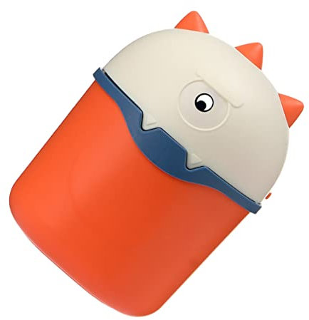 PRETYZOOM poubelle à rabat bac à linge panier à linge mince poubelles de bureau petit bac de table s de cuisine bin de bureau ménagère Plastique rouge