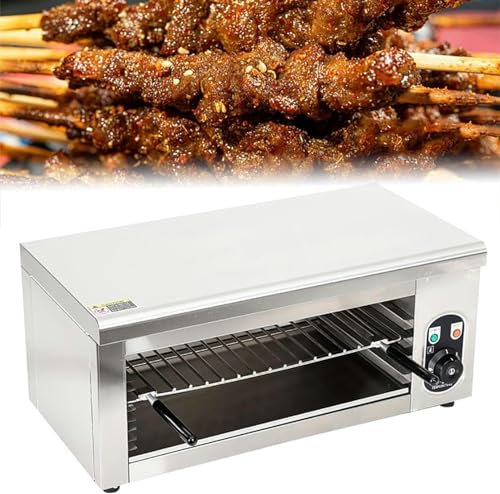 XSDAJSD Horno eléctrico Comercial con Control termostático, Horno eléctrico de sobremesa de 4000 W, Horno eléctrico Profesional para Pollo a la Parrilla, Pollo a la Parrilla y Horno Tostador.