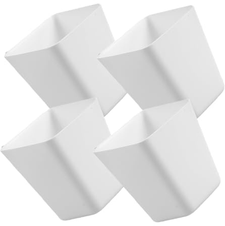 Abaodam 4pezzi Portabicchieri Da Appendere Al Contenitore Per Articoli Come Trucchi e Oggetti Di Piccole Dimensioni Realizzato in Materiale Resistente e Facile Da Pulire