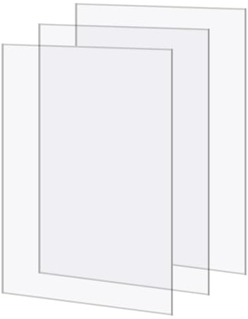 Clear Polycarbonate Sheets for DIY Shed Windows- Thickness, Acrylic Panels for Picture Frames, Glass Replacement - Perfect for Greenhouses and Painting Display