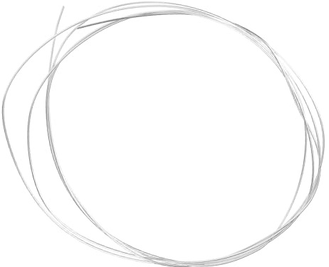 AKOOSY Silvertråd för smycken halsband rund hals smyckestillverkning ren silvertråd
