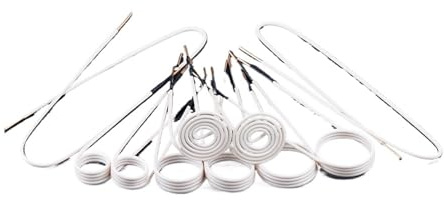 Wärmetauscher 10 Stück magnetische Heizung DIY Induktionsspulen 30 mm/40/50/750 Induktionsspulen-Kits flammenloses Wärmezubehör