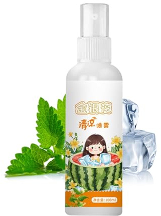 Kühlspray, 100ml Feuchtigkeitsspendendes Gesichtswasser, Kühl- und Beruhigungsspray für den Körper auf pflanzlicher Basis, für Männer, Filie, Den, Jugendliche, Reisen, bei Sonnenbrand, &