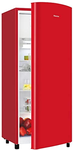 Hisense RR220D4ERF Frigorifero Monoporta Comscomparto Congelatore, 164 L, Rosso