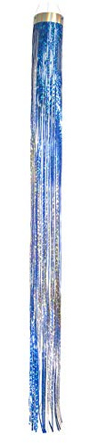 In the Breeze 9063 Cobalt Blue Mylar Holographic Windsock
