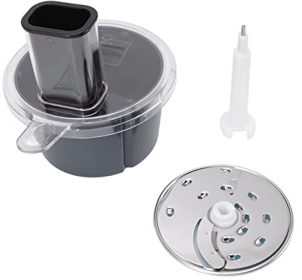 TOPINCN Set Tagliaverdure, Kit Tagliaverdure per Vorwerk Bimby TM5 6 Frullatore Affettare Sminuzzare Robot da Cucina Multifunzionale Contenitore Disco Accessorio, Grigio