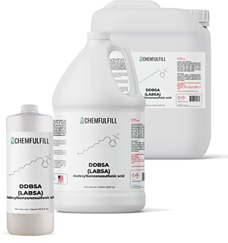 Chemfulfill DDBSA – Dodecylbenzenesulfonic Acid (LABSA/DDBSA 96%) (Gallon (128 fl oz))