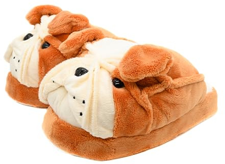 Onmygogo - Pantuflas de fantasía de peluche para mujer, 37.5/39 EU