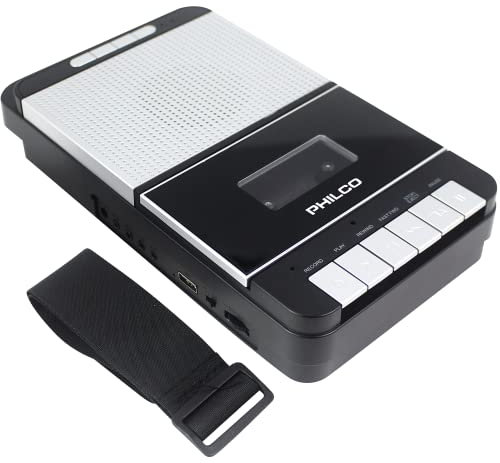 PHILCO Digital Cassette Recorder – Portable Tape Player, Recorder & Cassette to MP3 Converter